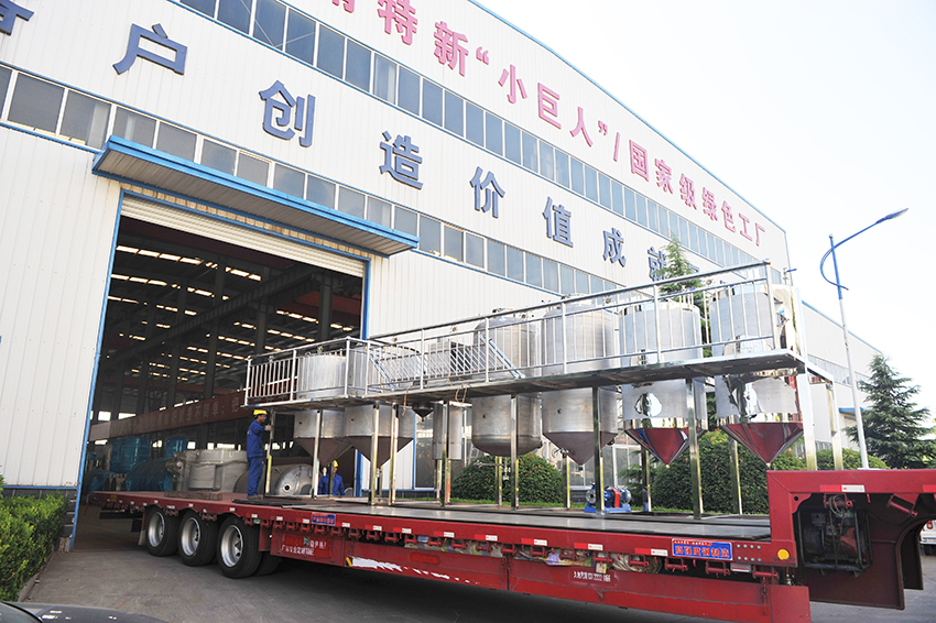 華泰集團設計制造的5T茶籽油榨油、1T精煉、1T脫蠟項目發(fā)往浙江